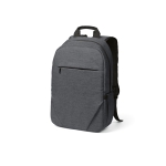 Sac à dos 18L en RPET 300D à compartiment frontal zippé 15,6” couleur gris foncé