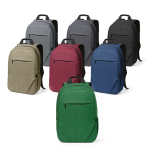 Sac à dos 18L en RPET 300D à compartiment frontal zippé 15,6”