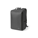Sac à dos pour PC 15,6” en polyester recyclé à fermetures étanches couleur gris foncé