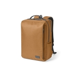 Sac à dos pour PC 15,6” en polyester recyclé à fermetures étanches couleur camel