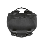 Sac à dos 18 L en polyester recyclé avec compartiment pour ordinateur couleur noir cinquière vue