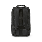 Sac à dos 18 L en polyester recyclé avec compartiment pour ordinateur couleur noir vue arrière