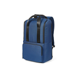 Sac à dos 18L en polyester recyclé à compartiment pour ordinateur couleur bleu