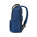 Sac à dos 18 L en polyester recyclé avec compartiment pour ordinateur couleur bleu quatrième vue
