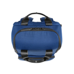 Sac à dos 18 L en polyester recyclé avec compartiment pour ordinateur couleur bleu cinquière vue