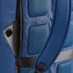 Sac à dos 18L en polyester recyclé à compartiment pour ordinateur couleur bleu deuxième vue detaillée