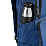 Sac à dos 18L en polyester recyclé à compartiment pour ordinateur couleur bleu septième vue