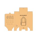 Sac à dos 18L en polyester recyclé à compartiment pour ordinateur