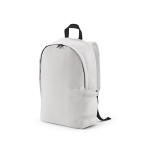 Sac à dos pour ordinateur portable 15,6” en RPET à finition ripstop couleur blanc