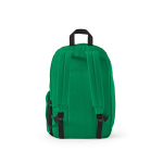 Sac à dos pour ordinateur portable 15,6'' en RPET à finition ripstop couleur vert vue arrière