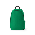 Sac à dos pour ordinateur portable 15,6'' en RPET à finition ripstop couleur vert vue frontale