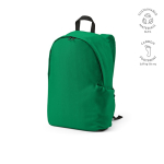 Sac à dos pour ordinateur portable 15,6'' en RPET à finition ripstop couleur vert