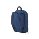 Sac à dos pour ordinateur portable 15,6” en RPET à finition ripstop couleur bleu roi deuxième vue
