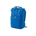 Sac à dos 20L urbain en RPET à fermeture à enroulement à boucle couleur bleu
