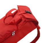 Sac à dos 20L urbain en RPET à fermeture à enroulement à boucle couleur rouge deuxième vue detaillée