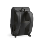 Sac à dos 20 L en cuir synthétique à compartiment pour PC rembourré couleur noir deuxième vue