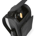 Sac à dos 20L en cuir synthétique à compartiment pour PC rembourré couleur noir quatrième vue detaillée