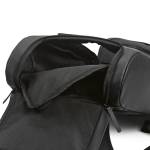 Sac à dos 20L en cuir synthétique à compartiment pour PC rembourré couleur noir septième vue