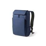 Sac à dos 20L en cuir synthétique à compartiment pour PC rembourré couleur bleu