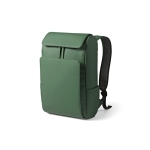 Sac à dos 20L en cuir synthétique à compartiment pour PC rembourré couleur vert