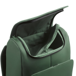 Sac à dos 20L en cuir synthétique à compartiment pour PC rembourré couleur vert quatrième vue detaillée