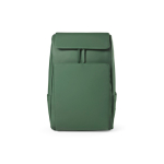 Sac à dos 20 L en cuir synthétique à compartiment pour PC rembourré couleur vert vue frontale
