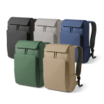 Sac à dos 20L en cuir synthétique à compartiment pour PC rembourré