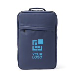 Sac à dos pour PC 15,6” en cuir synthétique à dos rembourré vue principale