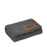 Plaid en laine et plastique recyclé avec écusson personnalisé 270 g/m2 vue principale