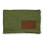 Couverture en RPET extra douce à écusson imprimable 240 g/m² couleur vert militaire deuxième vue