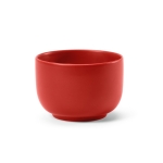 Bol durable en céramique écologique à finition mate 620 ml couleur rouge