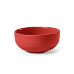 Bol durable en céramique écologique à finition mate 500 ml couleur rouge