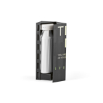Bouteille en acier inoxydable recyclé avec indicateurs LED 650ml couleur blanc vue de la boîte