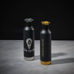 Bouteille en acier recyclé à double paroi avec bouchon à roue 750 ml