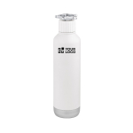 Bouteille en acier recyclé à double paroi avec bouchon à roue 750 ml vue principale