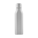 Gourde hermétique en acier recyclé au style industriel 1L couleur argenté vue arrière
