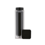 Bouteille en plastique recyclé avec fermeture rotative exclusive 500ml couleur noir deuxième vue