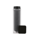 Bouteille en plastique recyclé avec fermeture rotative exclusive 500ml couleur noir troisième vue