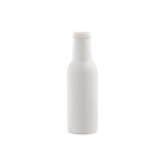 Gourde bouteille de bière en acier inoxydable à bouchon étanche 350 ml couleur blanc