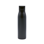 Gourde isotherme en acier inoxydable recyclé 600 ml couleur noir