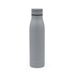 Gourde isotherme en acier inoxydable recyclé 600 ml couleur argenté