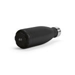 Gourde en acier inoxydable recyclé à finition mate 400 ml couleur noir quatrième vue