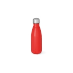 Gourde en acier inoxydable recyclé à finition mate 400 ml couleur rouge