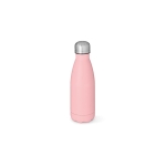 Gourde en acier inoxydable recyclé à finition mate 400 ml couleur rose