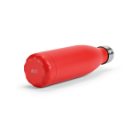 Gourde personnalisable isotherme et antifuite en inox recyclé 500 ml couleur rouge quatrième vue