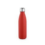 Gourde personnalisable isotherme et antifuite en inox recyclé 500 ml couleur rouge vue frontale