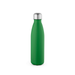 Gourde personnalisable isotherme et antifuite en inox recyclé 500 ml couleur vert vue arrière