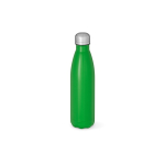 Gourde personnalisable isotherme et antifuite en inox recyclé 500 ml couleur vert vue frontale