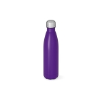 Gourde en acier inoxydable recyclé à bouchon étanche 500 ml couleur violet