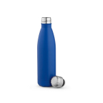 Gourde personnalisable isotherme et antifuite en inox recyclé 500 ml couleur bleu roi deuxième vue